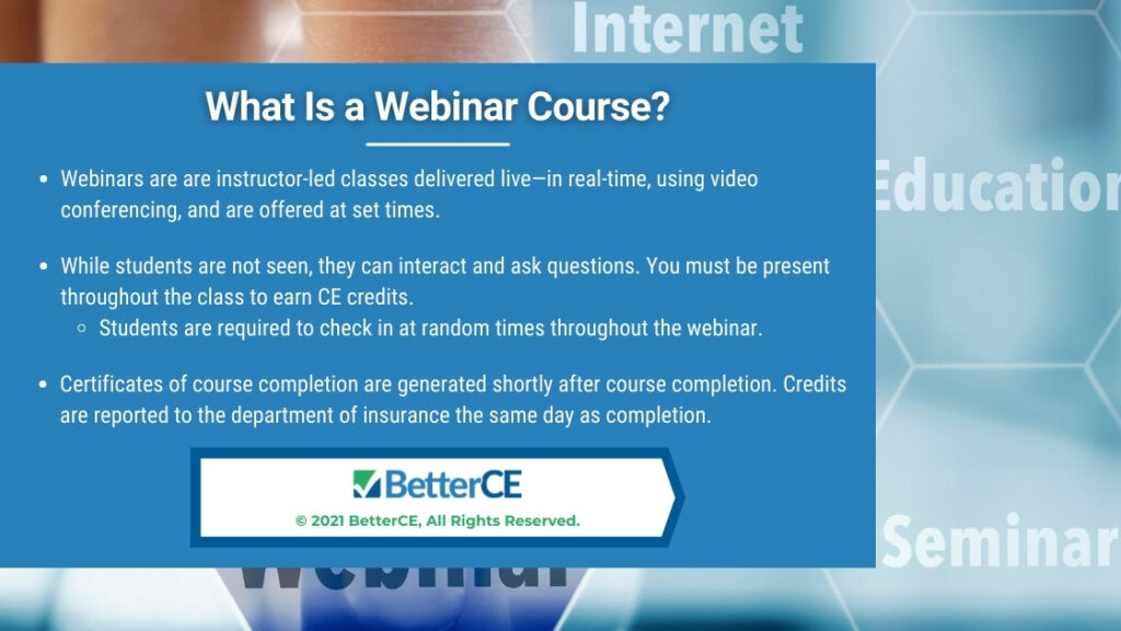 Callout2- online education digital interface background-What Is a Webinar Course?- 3 bullet points