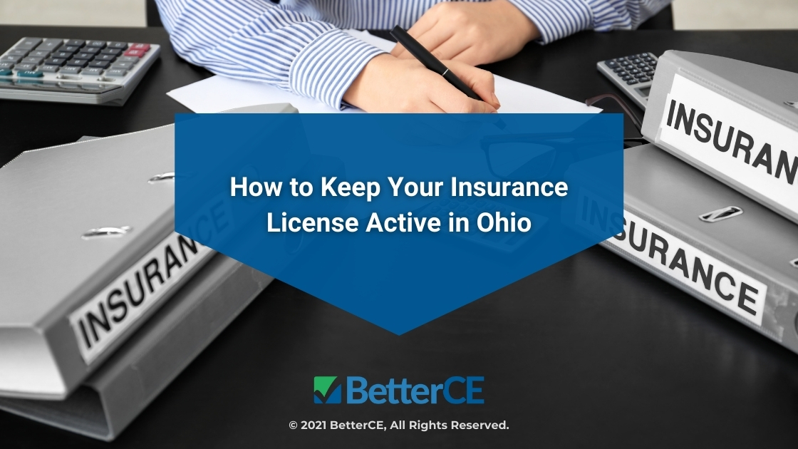 Featured- Insurance agent at workplace-Title-How to Keep Your Insurance License Active in Ohio