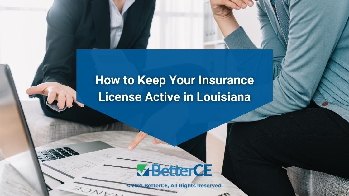 Featured- Insurance agent speaking with client -How to Keep Your Insurance License Active in Louisiana
