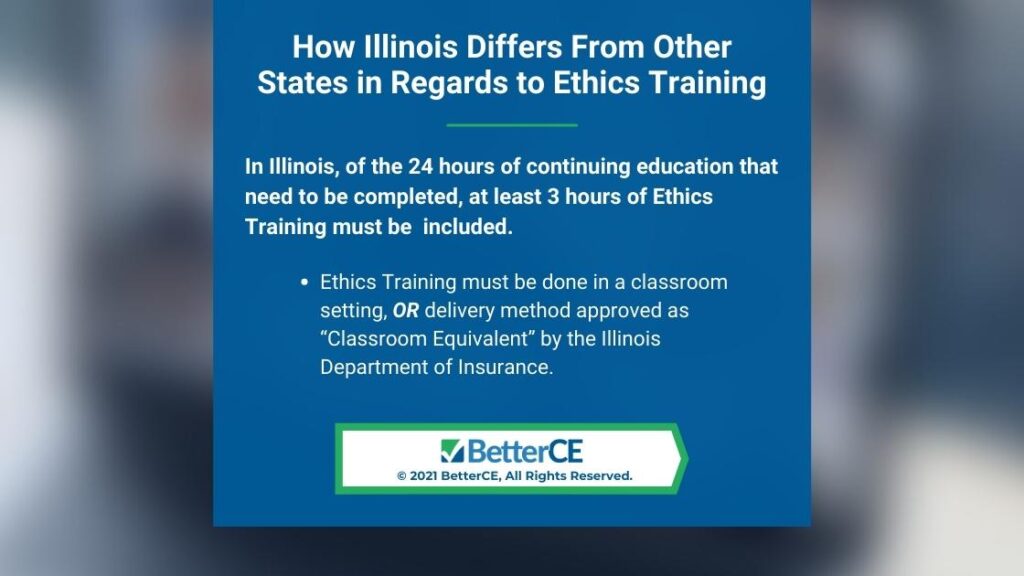 Callout 1- How Illinois Differs From Other States in Regard to Ethics Training - on blurred background