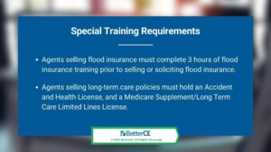 Callout 4: Special Training requirements - 2 bullet points