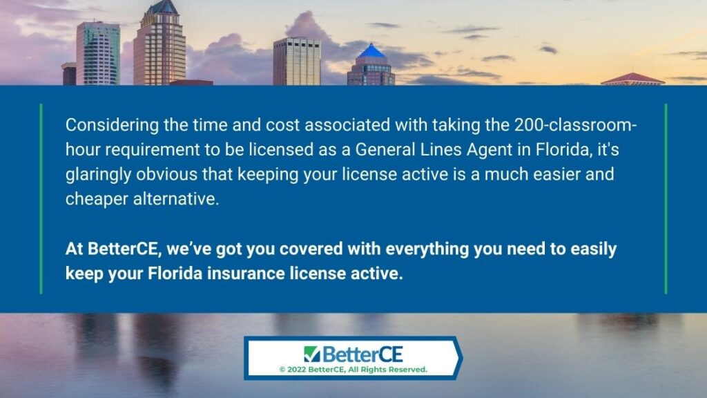 Callout 4:Tampa, Florida cityscape-BetterCE facts about making it easy to keep Florida insurance license active