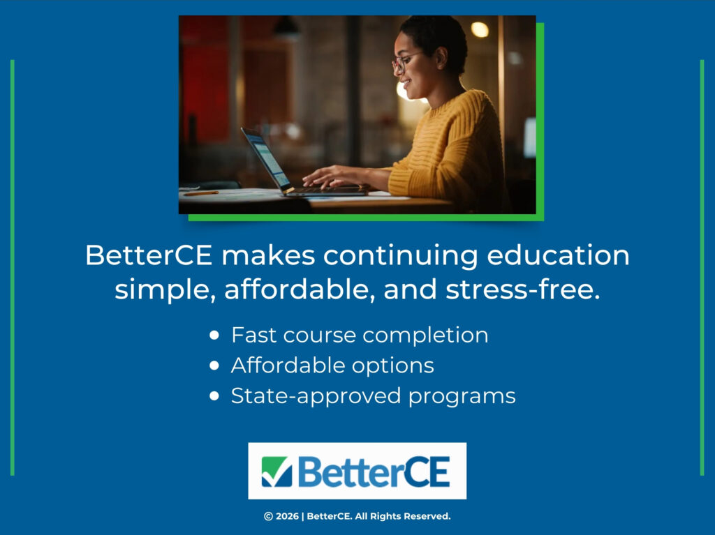 Three reasons to choose BetterCE for continuing education.