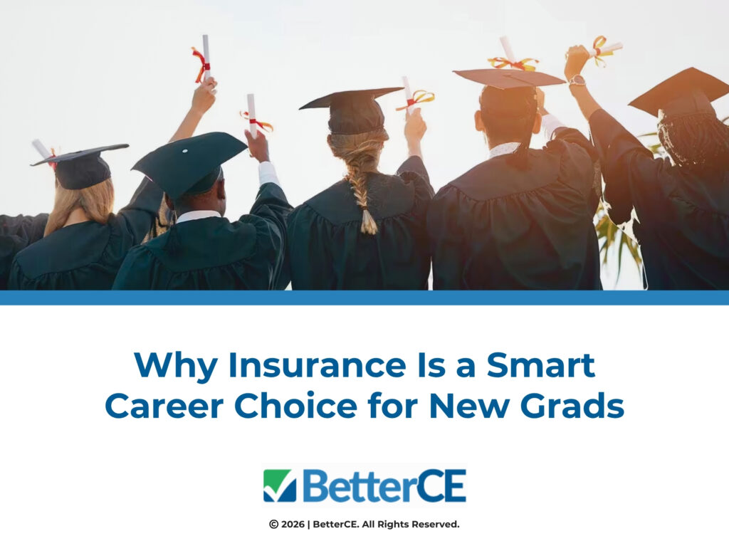 Group of new graduates raise their diplomas. Why Insurance is a smart choice for new grads.